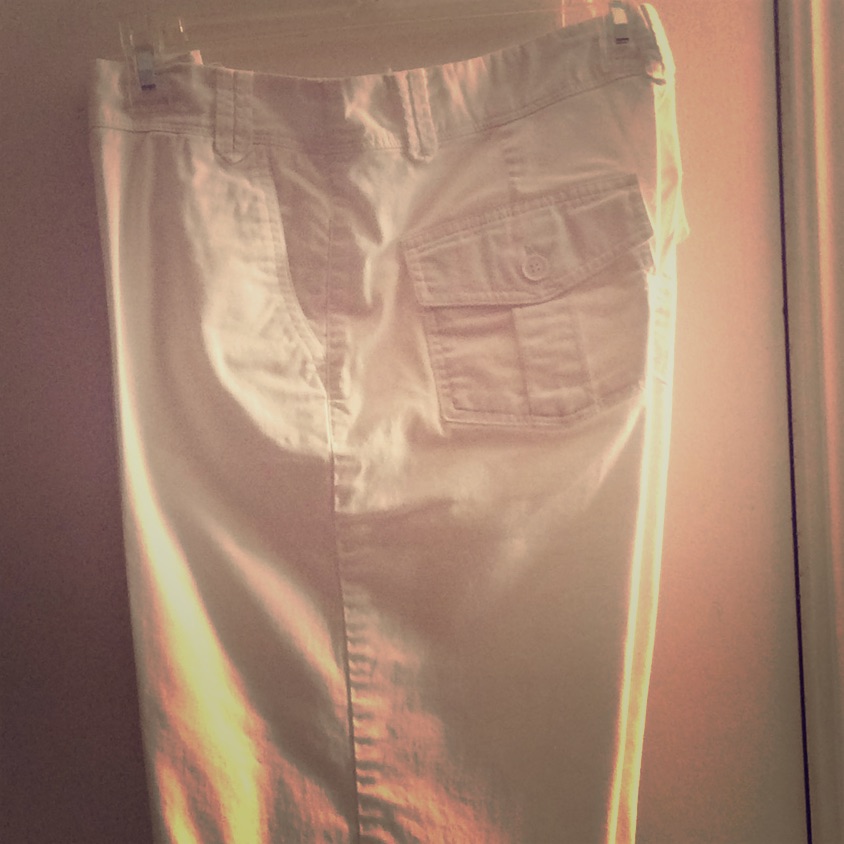 White Cuffed Walking Shorts